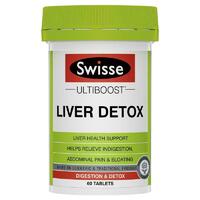Swisse Ultiboost Liver Detox 60 Tablets Support Liver Health Relieve Indigestion