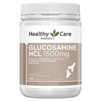 Healthy Care Glucosamine HCL 1500mg 400 Tablets Relieve Mild Arthritis
