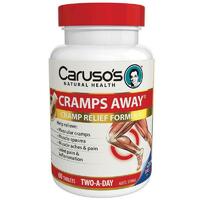 Carusos Natural Health Cramps Away 60 Tablet Relieve Muscle Cramps Post Exercise