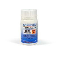 Schuessler Tissue Salts Comb D Skin Disorders 125 's Eczema Acne Scaling Scalp