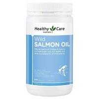Healthy Care Wild Salmon Oil 1000mg 500 Capsules Relieve Mild Arthritis