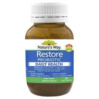 Natures Way Restore Probiotic Daily Health 28 Capsules