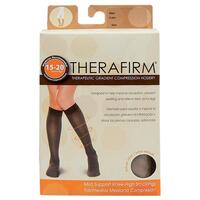 Oapl 68124 Therafirm Women Knee High Stocking Black Medium
