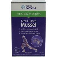 Henry Blooms Green Lipped 500mg Mussel 60 Capsules Relieve Swollen Joint
