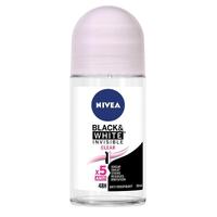 NIVEA Black & White Invisible Clear 48H Roll On Deodorant 50ml