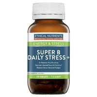 Ethical Nutrients Super B Daily Stress + 60 Tablets Relieve Stress Fatigue