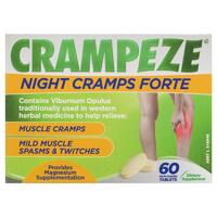 Crampeze Forte 60 Tablets Relieve Muscle Cramps Muscle Spasms Muscle Twitches
