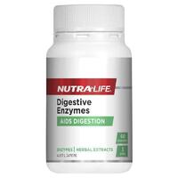Nutra-Life Digestive Enzymes 60 Capsules Support Healthy Digestion