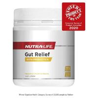 Nutra-Life Gut Relief 180G Support Digestive System Relieve Indigestion