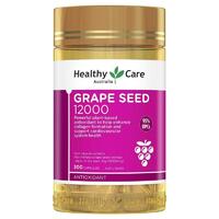 Healthy Care Grape Seed Extract 12000 Gold Jar 300 Capsules Antioxidant