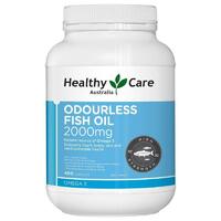 Healthy Care Odourless Fish Oil 2000mg 400 Soft Capsules Promote Healthy Joint