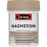 Swisse Ultiboost Magnesium 120 Tablets Support healthy Muscles