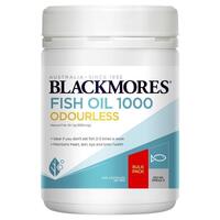 Blackmores Odourless Fish Oil 1000mg Omega-3 500 Capsules