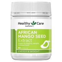 Healthy Care African Mango Seed Extract 150mg 60 Capsules Support Healthy Weight
