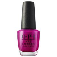 OPI Nail Lacquer Flashbulb Fuchsia 15ml Pink Purple Nail Polish Long Wearing