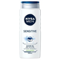 Nivea For Men Sensitive Shower Gel 500ml Bamboo Extract Soothing