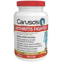 Carusos Natural Health Arthritis Fighter 100 Tablets Anti Inflammatory