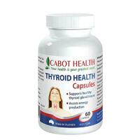 Cabot Health Thyroid Health 60 Capsules Support Healthy Thyroid Function