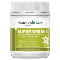 Healthy Care Super Greens 120g Superfood Promote Healthy Digestion