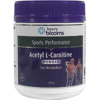 Henry Blooms Acetyl L-Carnitine Powder 250g Support Fatty Acid Metabolism
