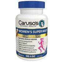 Carusos Natural Health Ultra Max Womens Super Multi 60 Tablets Antioxidants