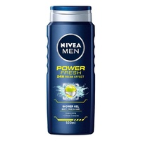 Nivea for Men Power Refresh Shower Gel 500ml Extra Fresh Formula