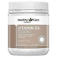 Healthy Care Vitamin D3 1000IU 500 Capsules Promote Calcium Absorption