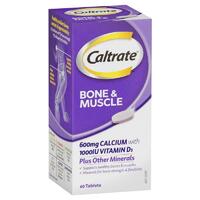 Caltrate Bone and Muscle 60 Tablets Support Bone And Muscle Health For Adult