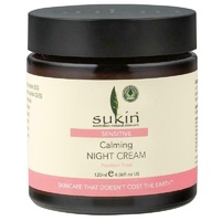 Sukin Sensitive Calming Night Cream 120ml Cool and Soothe Dry Skin