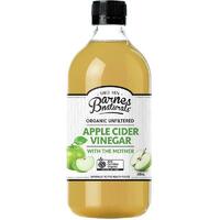 Barnes Naturals Organic Unfiltered Apple Cider Vinegar with the Mother 500ml