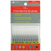 Health & Beauty Interdental Brushes 15 Pieces Size 0