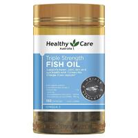 Healthy Care Triple Strength Fish Oil 150 Capsules Maintain Heart Brain Health