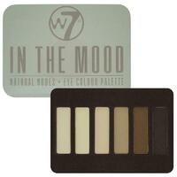 W7 In The Mood Eyeshadow Palette 6 Shades Shimmer And Matte Natural Colour