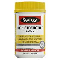 Swisse Vitamin C 1000mg 150 Tablets Support Immune Function Antioxidant