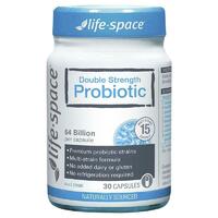 Life Space Double Strength Probiotic 30 Capsules Support Healthy Digestive