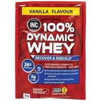 INC 100% Dynamic Whey Vanilla 35g Single Serve Sachet