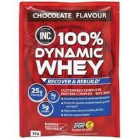 INC 100% Dynamic Whey Chocolate 36g Single Serve Sachet