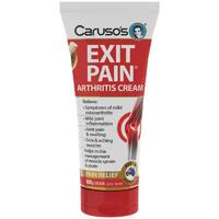 Carusos Natural Health Exit Pain Arthritis Cream 100g Relieve Joint Inflammation