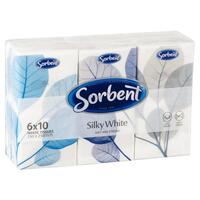 Sorbent Pocket Tissues Everyday 6 Pack