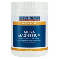 Ethical Nutrients Mega Magnesium 240 Tablets Support Muscular Cramps