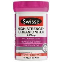 Swisse High Strength Organic Vitex 1500mg 60?Tablets