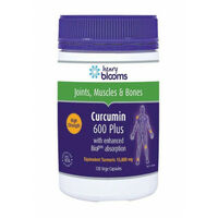Henry Blooms Curcumin 600 Plus 120 Capsules Relieve Joint Inflammation