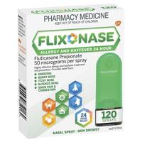 Flixonase Allergy and Hayfever 24 Hour Nasal Spray 120 Doses