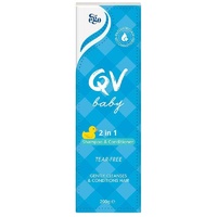 QV Baby 2 In 1 Shampoo & Conditioner 200g Gentle Low Irritant pH Balanced