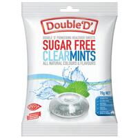 Double D Sugarfree Clear Mints 70g