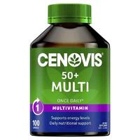 Cenovis 50+ Multi Once-Daily Multivitamin 50 Caps Maintain Healthy Immune System