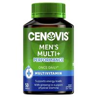 Cenovis Men's Multi + Performance Once-Daily Multivitamin 50 Capsules