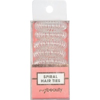 My Beauty Hair Spiral Elastics Clear 8 Pack