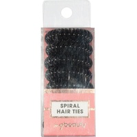My Beauty Hair Spiral Elastics Black 8 Pack