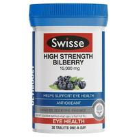 Swisse Ultiboost Bilberry 30 Tablets Support Eye Health Antioxidant Support